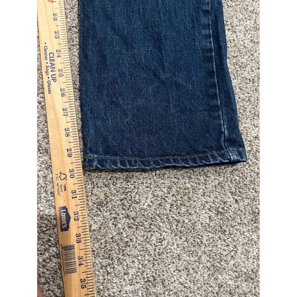Cinch Mens Dark Wash Straight Leg Jeans Size 31x30 MB98034002 Silver Label - Picture 5 of 9
